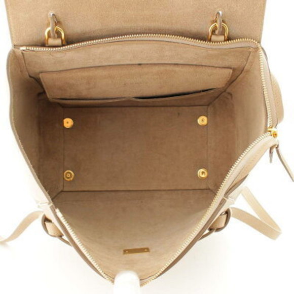 Celine Belt Bag Mini Handbag Taupe Beige - Picture 6 of 9